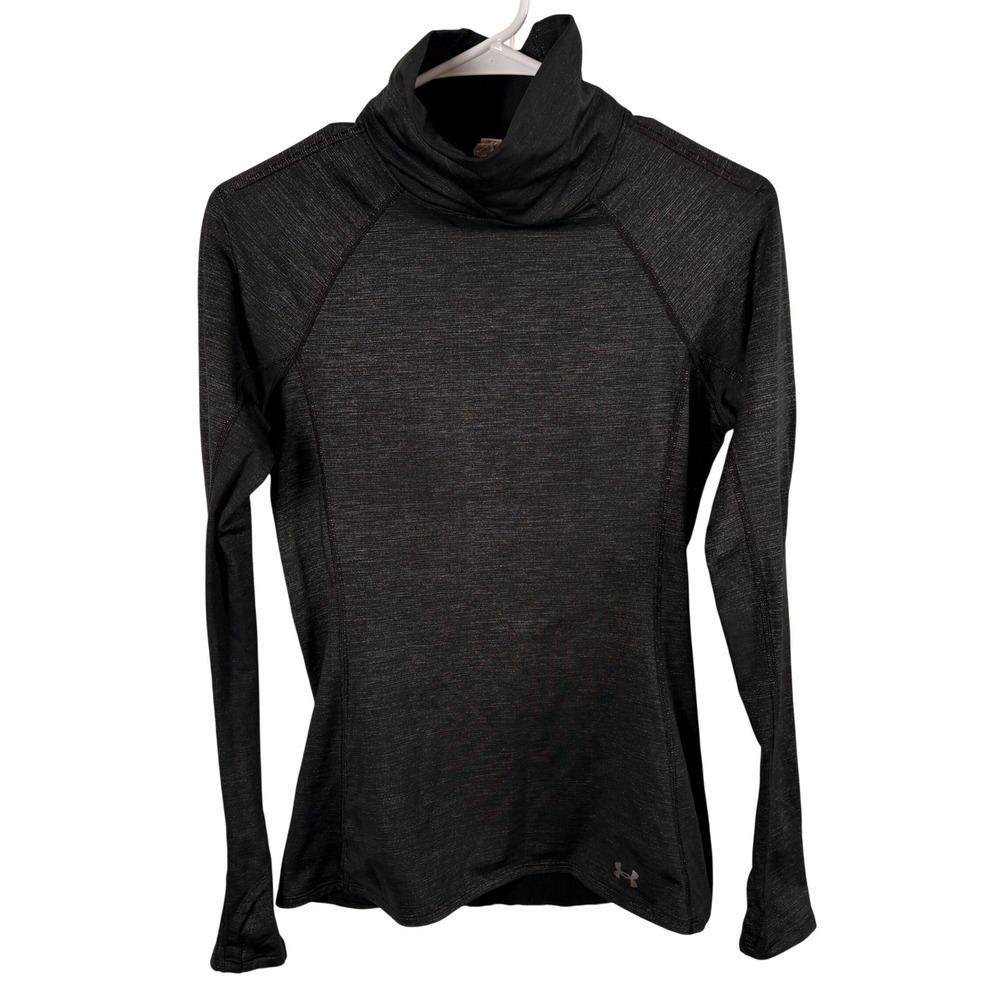 Under Armour ColdGear Top Women's S Black Turtleneck Pullover Base Layer